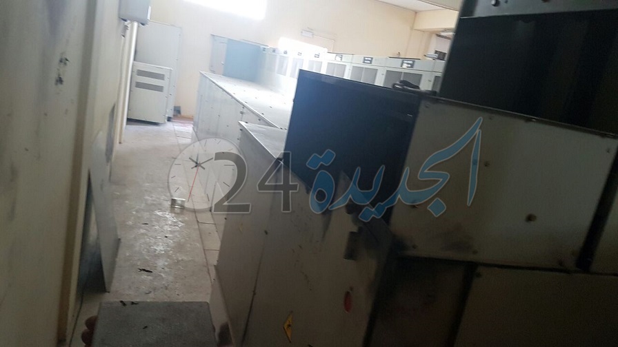 بالصور.. إصابة 5 مستخدمين بجروح خطيرة في انفجار قاطع كهربائي بميناء الجرف الأصفر