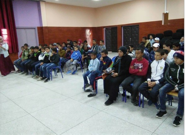 تنظيم صبيحة تربوية ثقافية بدار الشباب حمان الفطواكي بالجديدة