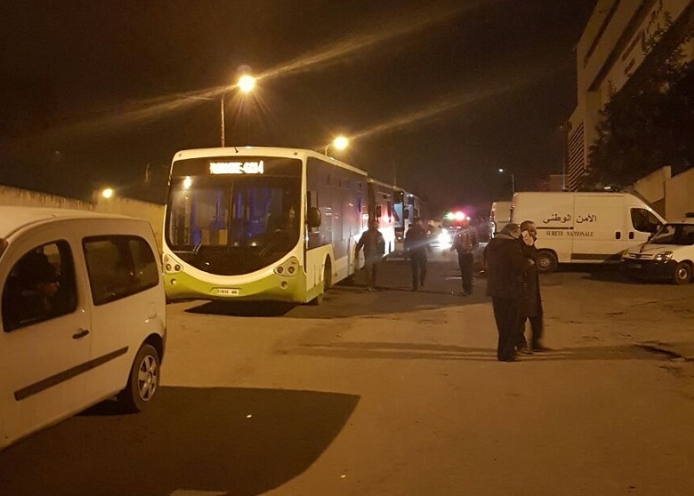 مصالح الامن بالجديدة توقف 5 أشخاص للاشتباه في تورطهم بالهحوم على 7 حافلات للنقل الحضري