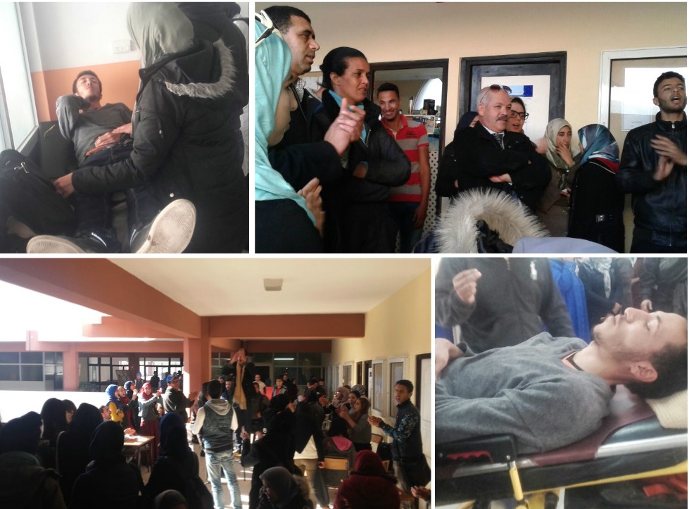 حقوقيون يتدخلون لمؤازرة الطلبة المضربين بكلية الآداب بالجديدة والادارة تتشبت برفض الحوار