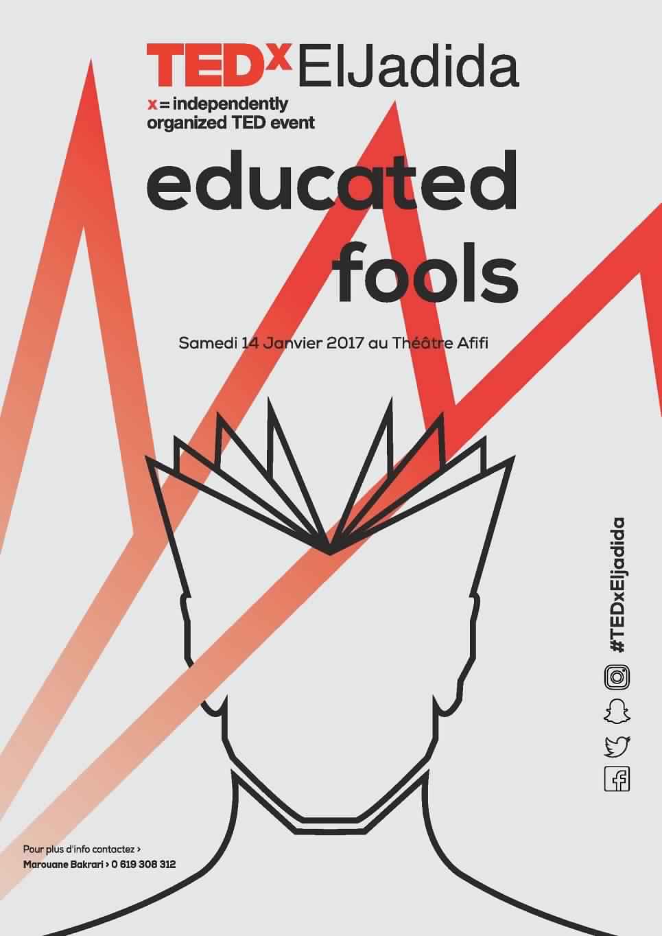 حدث TEDxEljadida يعود في نسخته الثانية بمسرح عفيفي بالجديدة