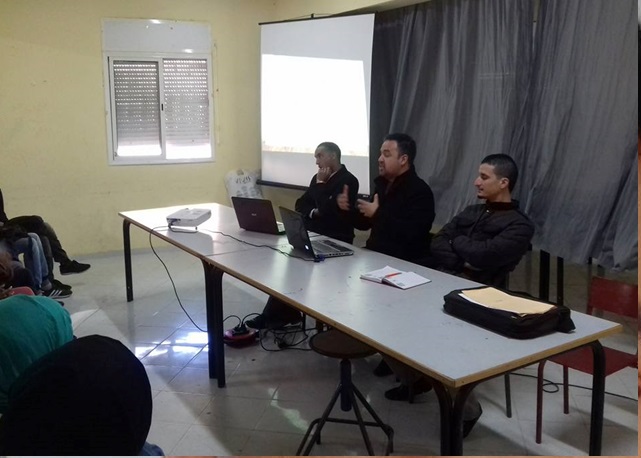 لقاء تواصلي للاطر الادارية المتدربة باعدادية المصب بازمور حول تدبير وتهيئ الامتحانات