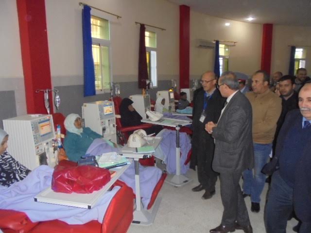 عامل إقليم سيدي بنور  في زيارة انسانية لمركز تصفية الدم بالزمامرة