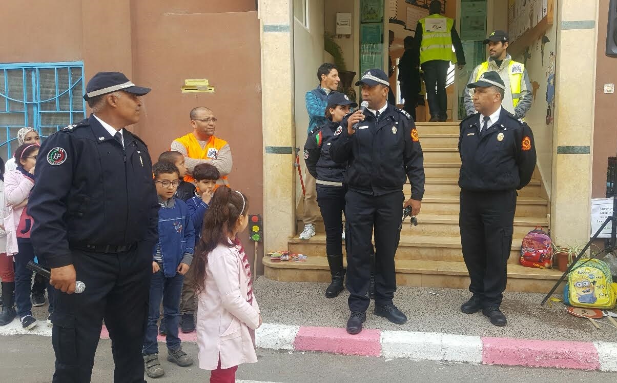 بالصور.. مؤسسة المبادرة الخاصة بالجديدة تحتفي باليوم الوطني للسلامة الطرقية
