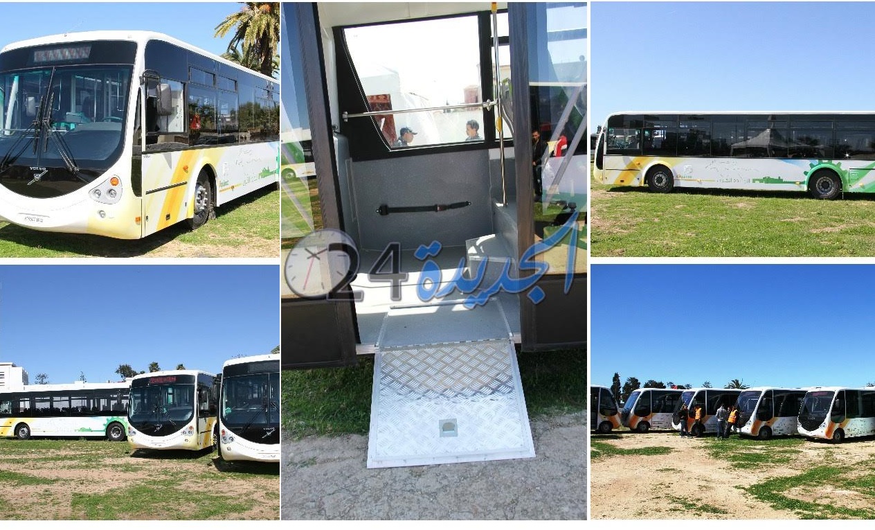 بالصور.. تعزيز أسطول النقل الحضري بالجديدة  ب20 حافلة بمواصفات عالية الجودة