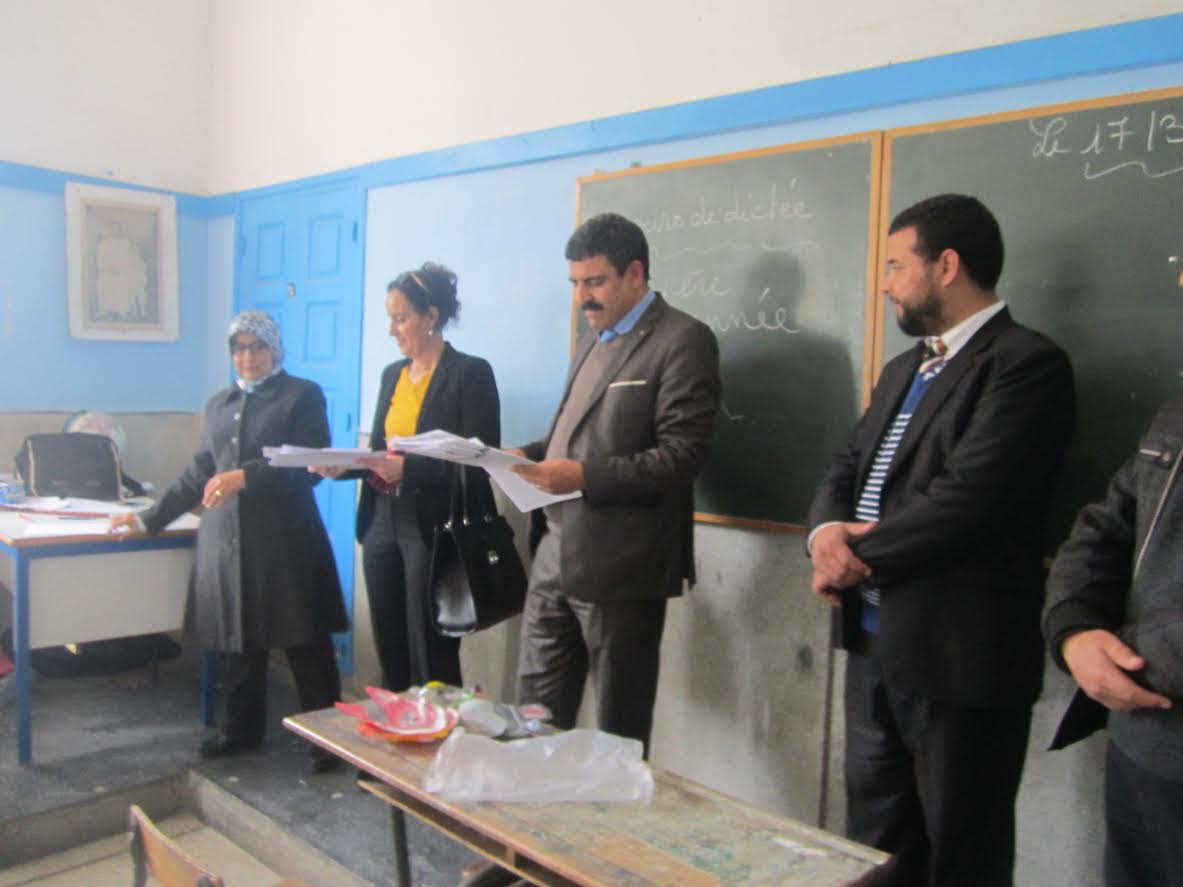 بحضور المدير الإقليمي... تلاميذ إعدادية للامريم يجتازون المرحلة الثانية من مباراة الاملاء باللغة الفرنسية