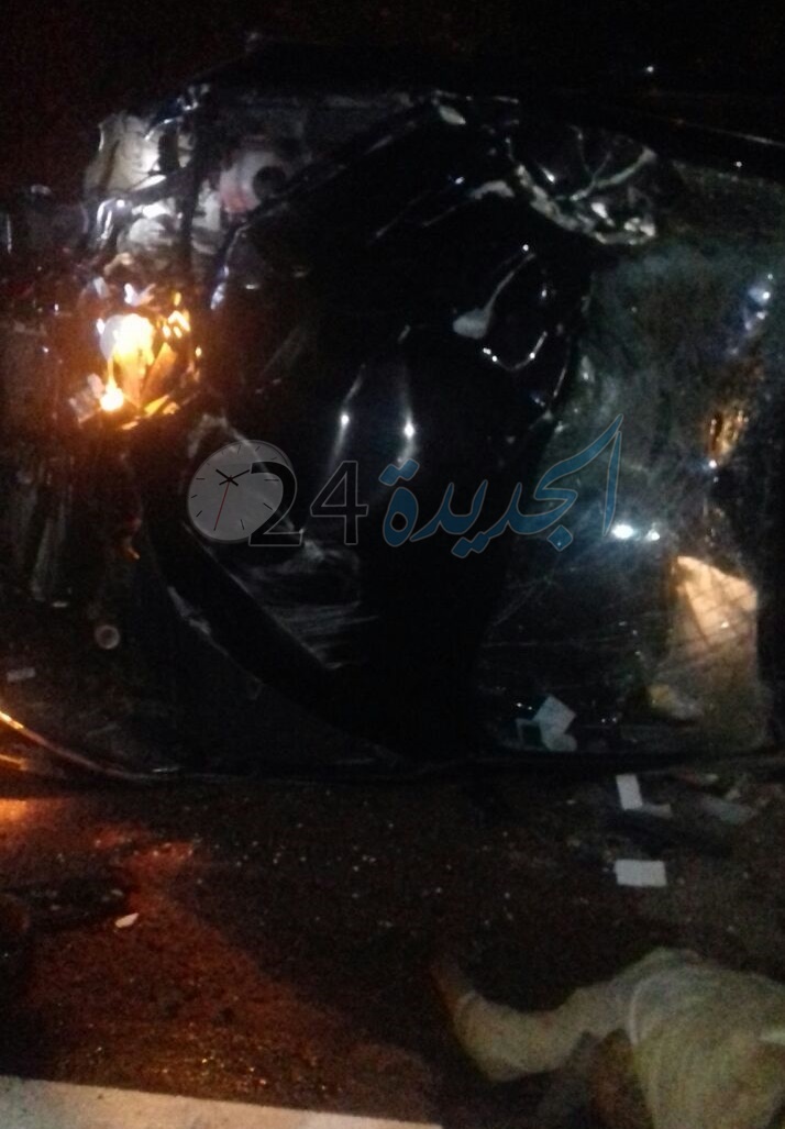 قتيلان و4 جرحى في حادثة سير على الطريق السيار  قرب اولاد غانم