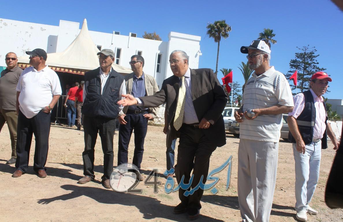 عامل إقليم الجديدة يعطي انطلاقة الدوري الوطني للكرة الحديدية من تنظيم نادي مزاغان