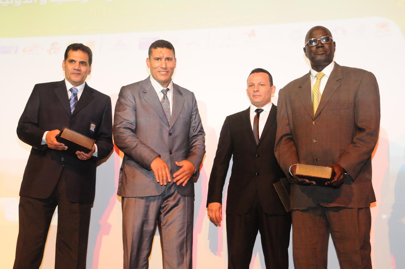 تكريم الحكم التونسي مراد الدعمي في ملتقى الحكام بالجديدة‎