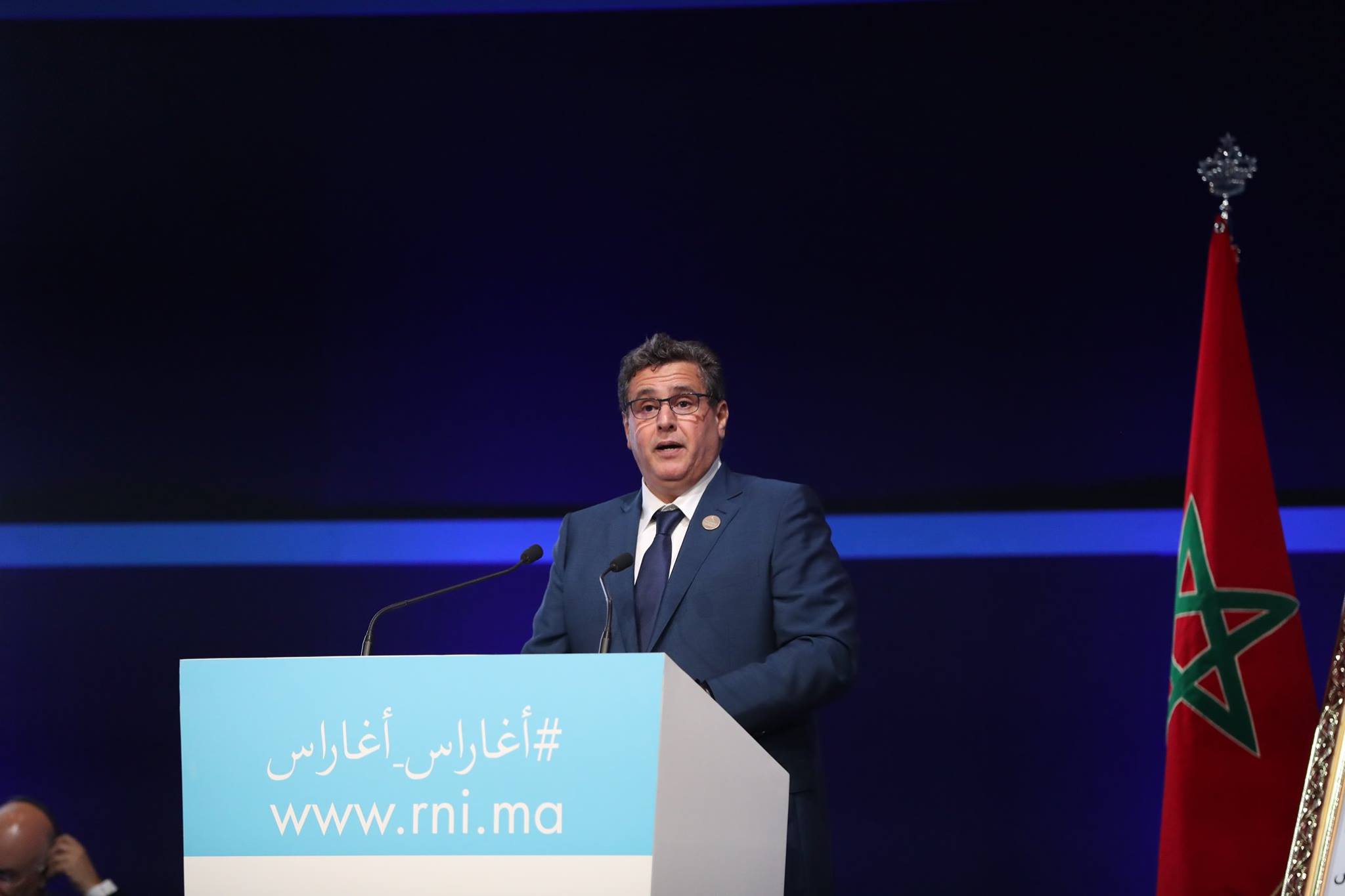 أخنوش يترأس من الجديدة أشغال المؤتمر السادس لحزب الحمامة بحضور 3400 مؤتمر