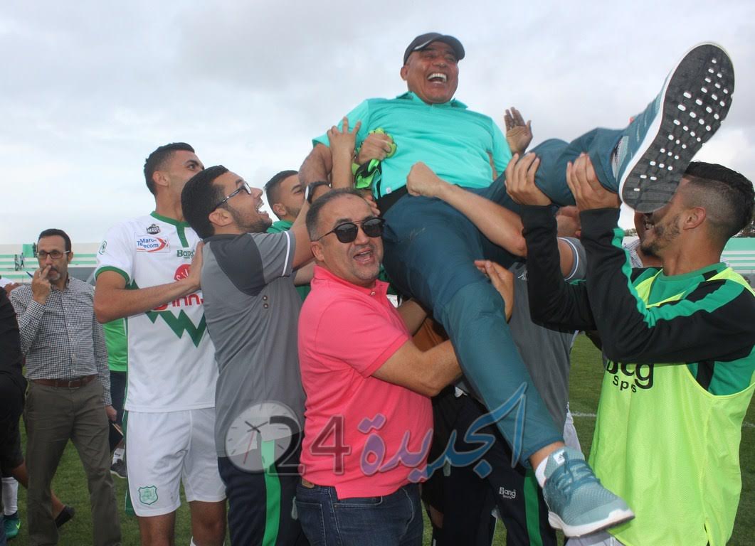 بالصور.. الدفاع يفوز بأعلى نتيجة في بطولة هذا الموسم ويضمن مشاركة في عصبة الابطال