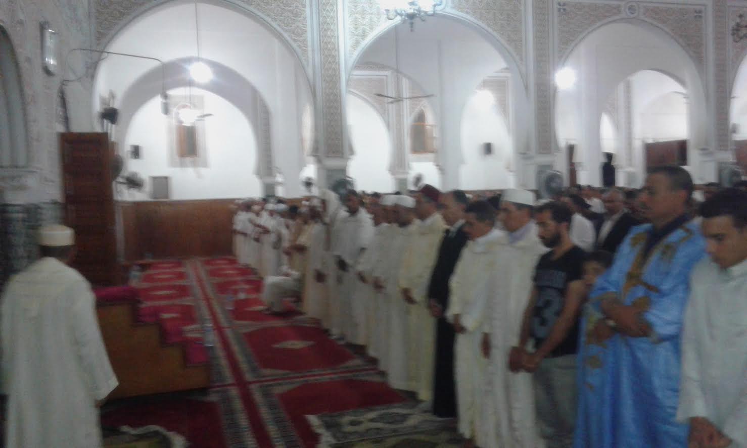 تنظيم حفل ديني إحياء ليلة القدر المباركة بالمسجد الحسني بالزمامرة