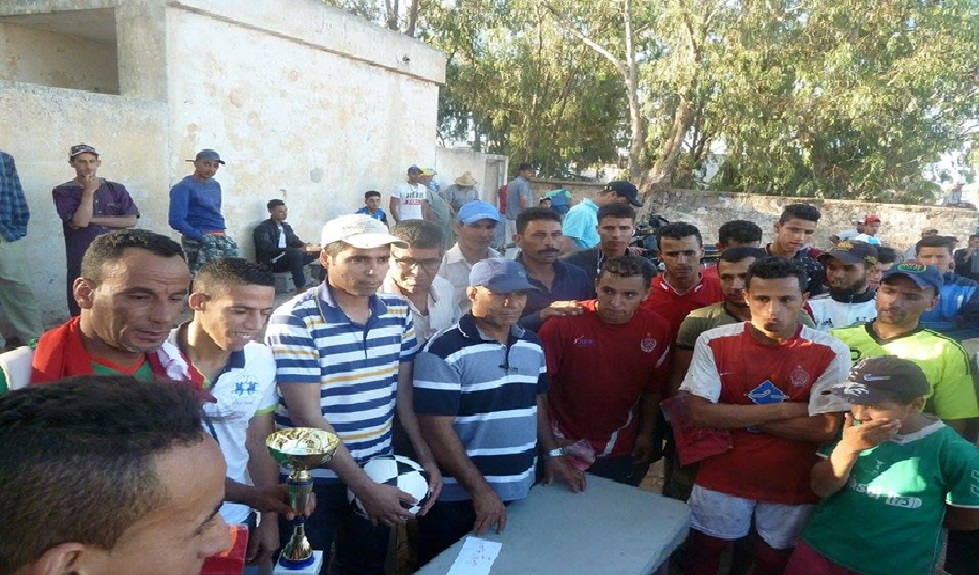 جماعة أولاد حمدان : نهاية دوري رمضان لكرة القدم بحضور اللاعب يوسف القديوي