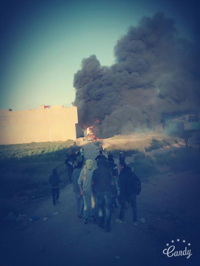 إمزورن: العثور على صور صادمة بحوزة متورط في إضرام النار في سكن الأمن‎