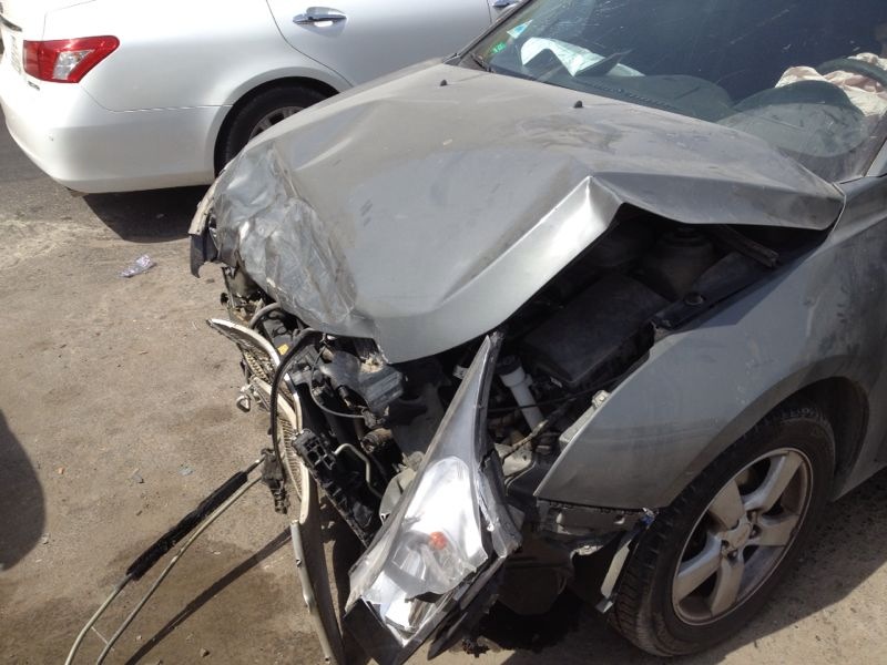 سيارة جماعية تصطدم بفيلا عامل سابق بكدية ابن ادريس بالجديدة