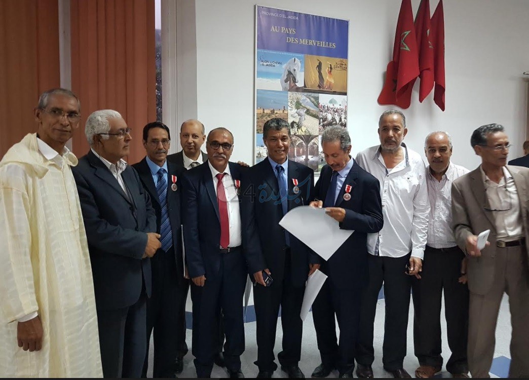 عامل الجديدة يوشح  متقاعدي المكتب الجهوي للاستثمار الفلاحي