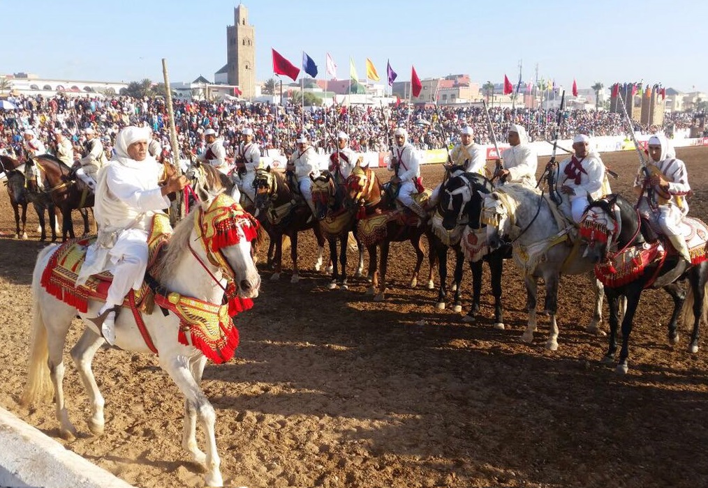 التبوريدة بموسم مولاي عبد الله امغار، ميراث ثقافي من الأب الى الابن.. عائلة بلفاضلة نموذجا