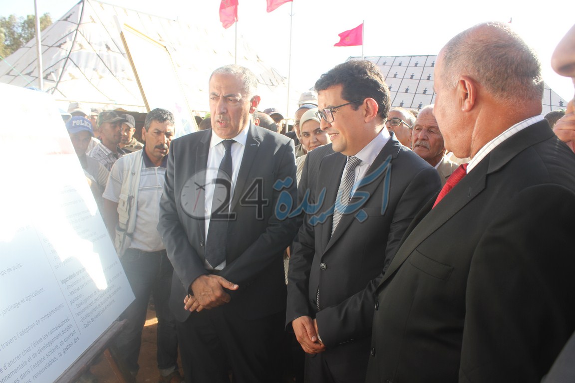 بالصور.. تدشين مجموعة من المشاريع التنموية بإقليم الجديدة بمناسبة ذكرى ثورة الملك والشعب