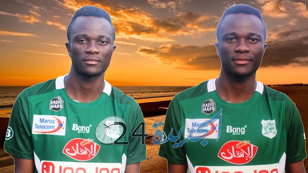 المهاجم الغابوني ماريو ماندرو جاهزا للدفاع عن الوان الدفاع الجديدي