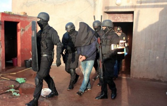 اعتقال مشتبه به في الانتماء لاحدى التنظيمات الارهابية بسيدي بنور