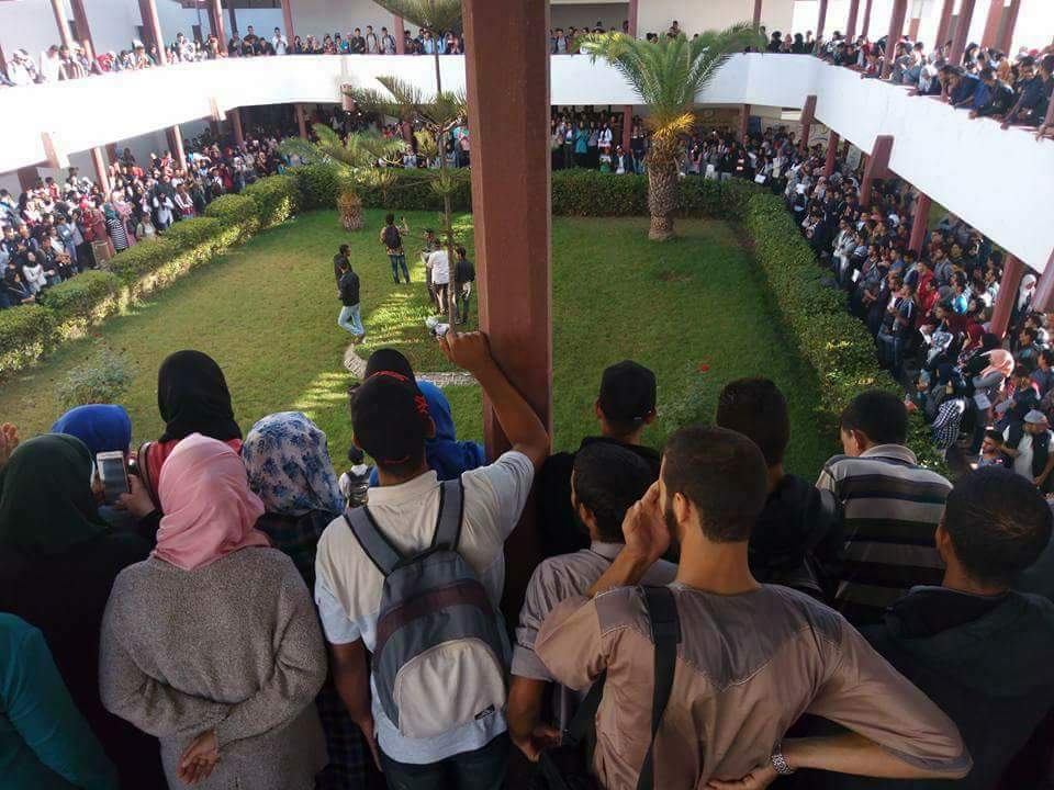 الدعوة إلى مقاطعة شاملة للدراسة بكليتي العلوم والأداب والعلوم الإنسانية بالجديدة