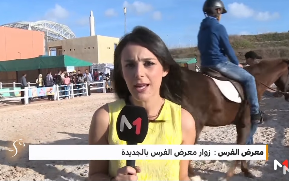 روبورطاج قناة ''ميدي 1 تيفي'' حول الإقبال الكبير من ساكنة الجديدة على معرض الفرس