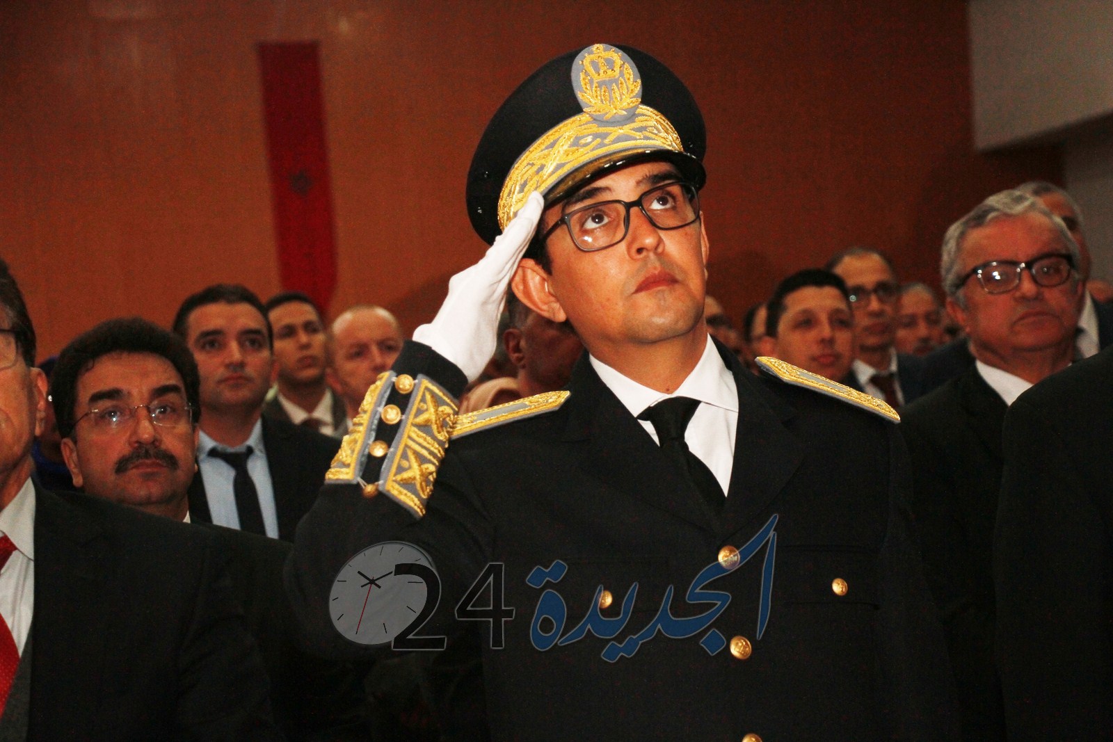 بالصور.. عامل اقليم الجديدة يترأس حفل الإنصات للخطاب الملكي بمقر العمالة