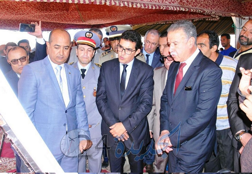 بالصور.. اعطاء انطلاقة أشغال مجموعة من المشاريع بإقليم الجديدة بمناسبة المسيرة الخضراء