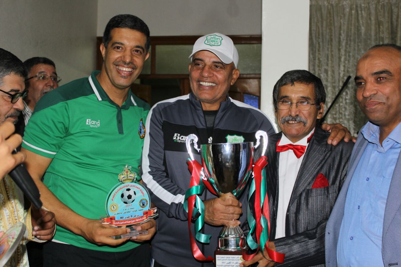 نجوم رياضية وفنية تحتفي بنادي هيئة المحامين بالجديدة بعد فوزه ببطولة المغرب