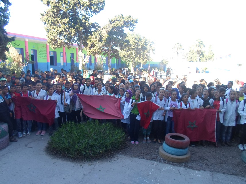 اعدادية البكري بأزمور تحتفي بذكرى المسيرة الخضراء وعيد الاستقلال