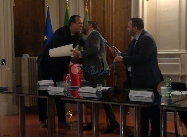 لاعب الدفاع الجديدي السابق لكرة السلة ناصر عبد الكريم يتوج في ايطاليا بوسام ''سفير السلام في العالم''