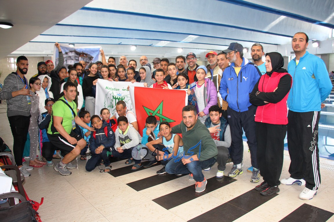 بالصور والفيديو.. نادي الدفاع الحسني الجديدي للسباحة ينظم يوما لانتقاء السباحين