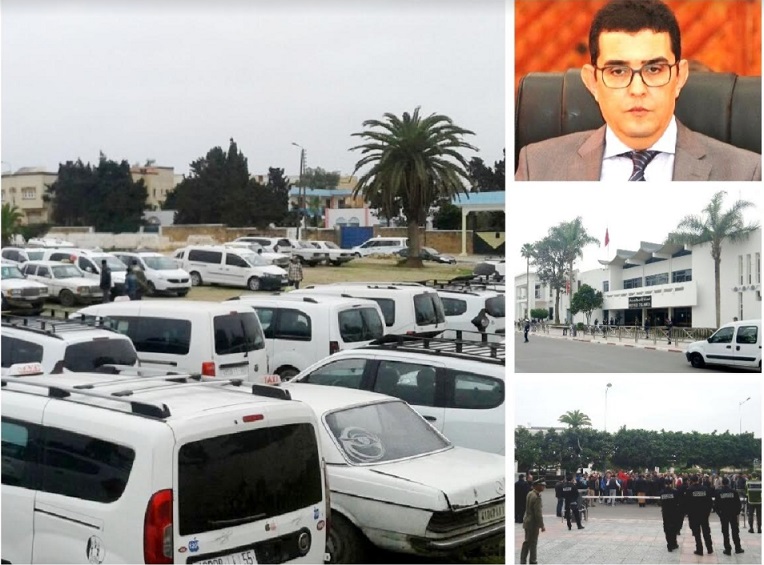 بعد تصريحات نارية ونضالات في العلن..  مسؤول نقابة الطاكسيات مصطفى حروش يشيد بعامل الجديدة
