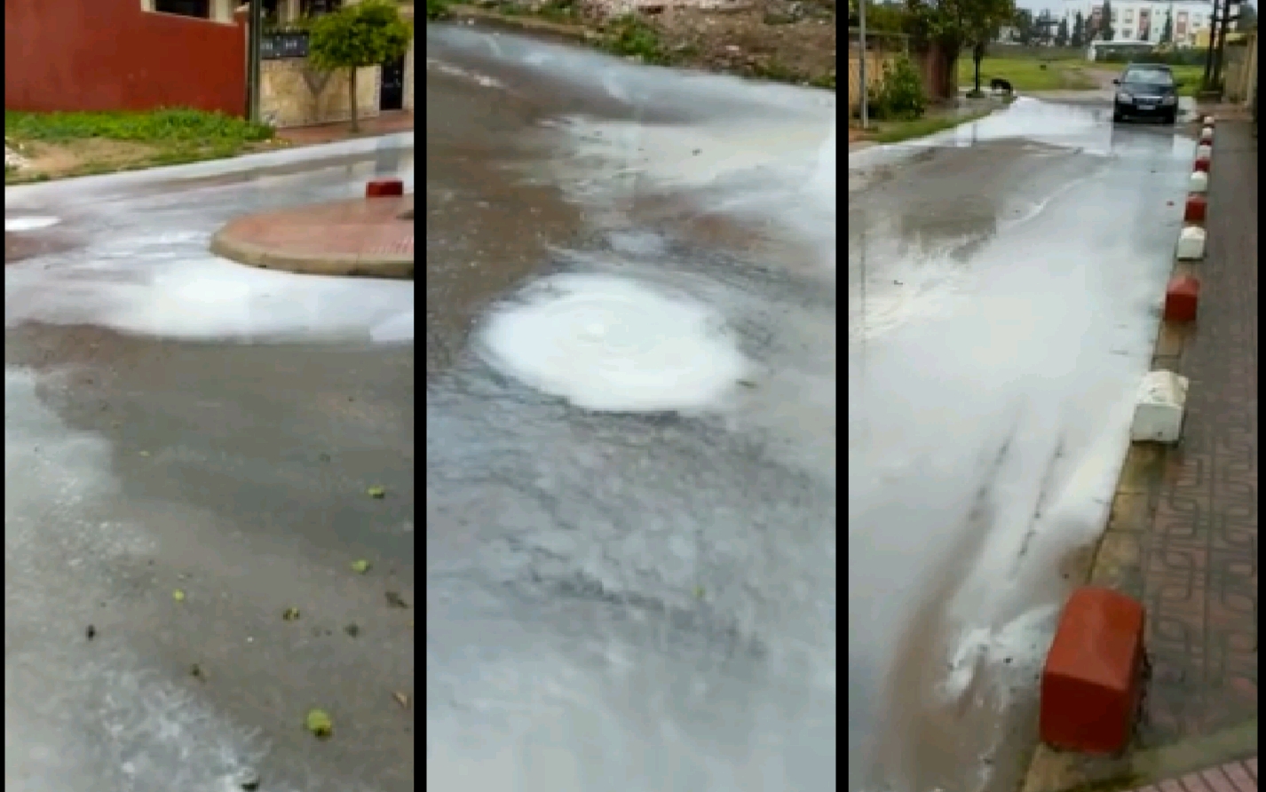 قنوات الصرف الصحي تفجر  ''قنبلة إيكولوجية'' بمدينة  الجديدة + فيديو