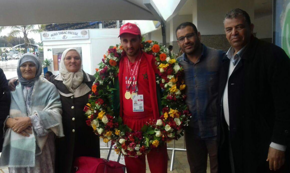 شاب من الجديدة يتوج بميداليتين ذهبيتين في الأولمبياد الخاص بابو ظبي