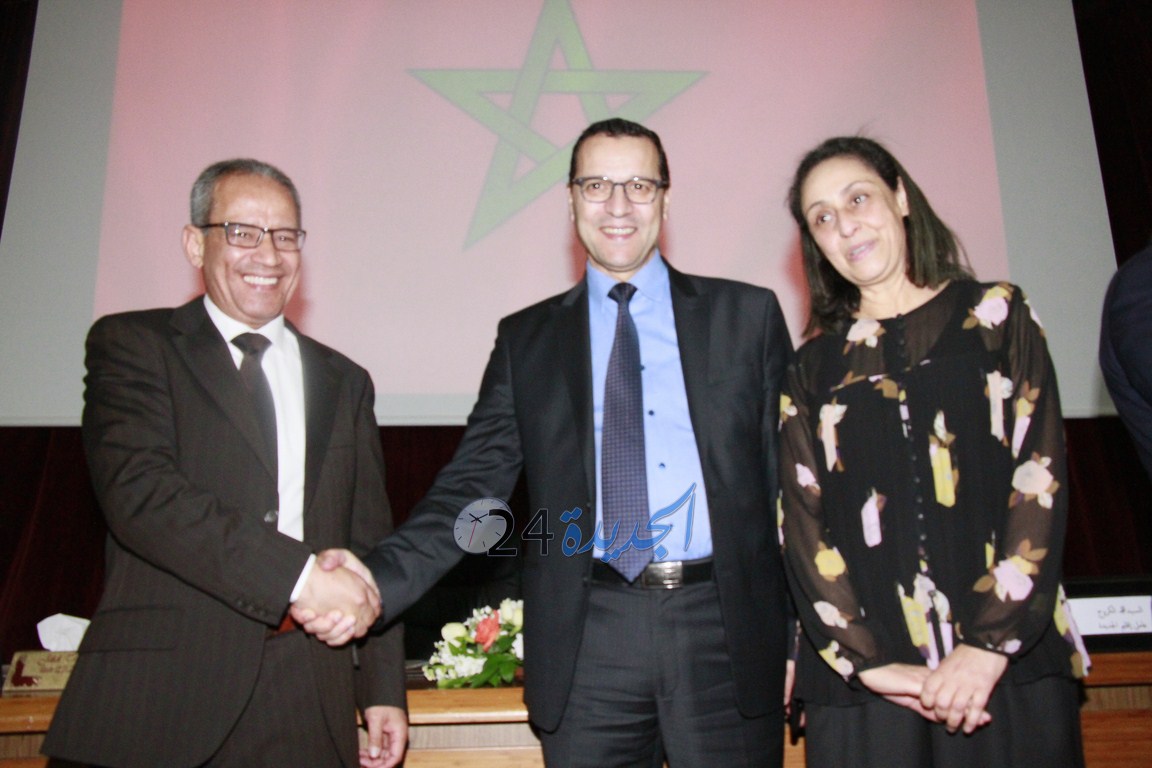 كاتب الدولة لدى وزير التعليم يترأس حفل تنصيب المدير الجديد للمدرسة الوطنية للتجارة والتسيير بالجديدة