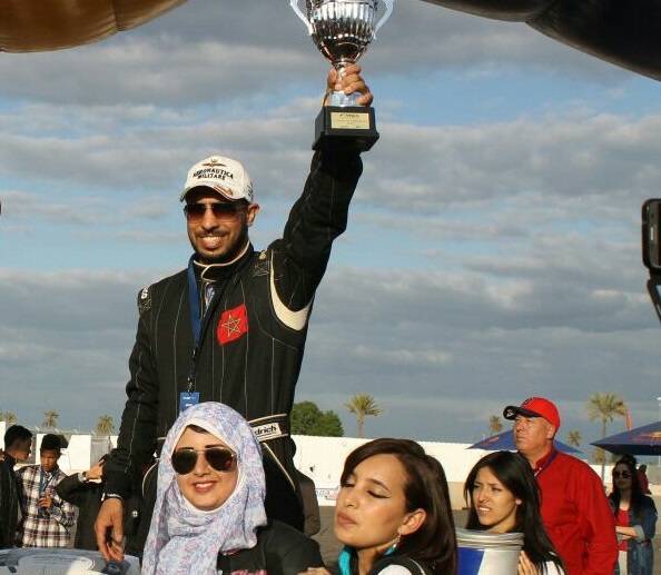 الربان الجديدي الشاب زكرياء رشيم بتألق في منافسات سباق السيارات بمراكش