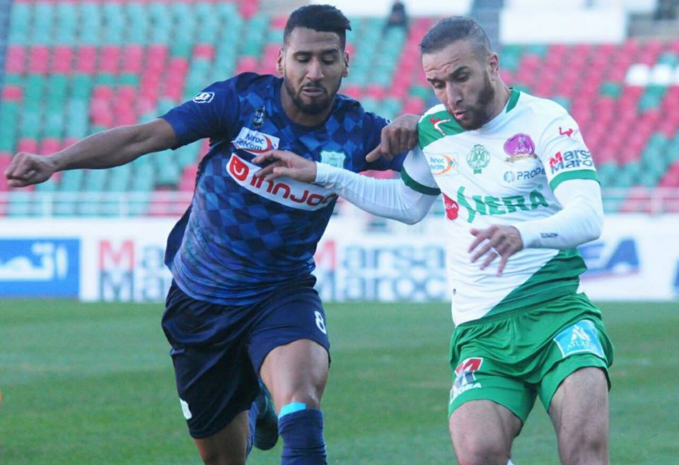 هذه أهم غيابات قمة الدورة 26 بين الدفاع الجديدي والرجاء البيضاوي