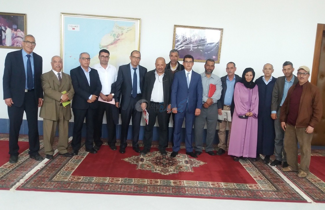 فيدرالية جمعيات الاحياء السكنية بالجديدة تجتمع مع عامل الاقليم