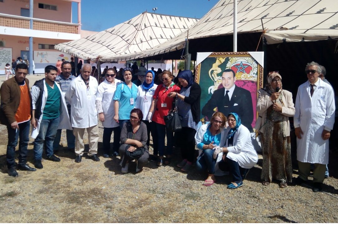 استفادة ازيد  من 1200 شخص من قافلة طبية بمدرسة لالة زهرة بالجديدة