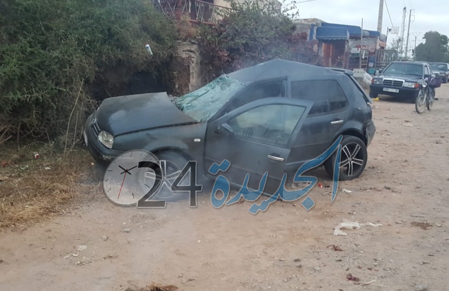 بالصور.. مصرع 4 أشخاص في حادثة سير مأساوية قرب مدينة الجديدة