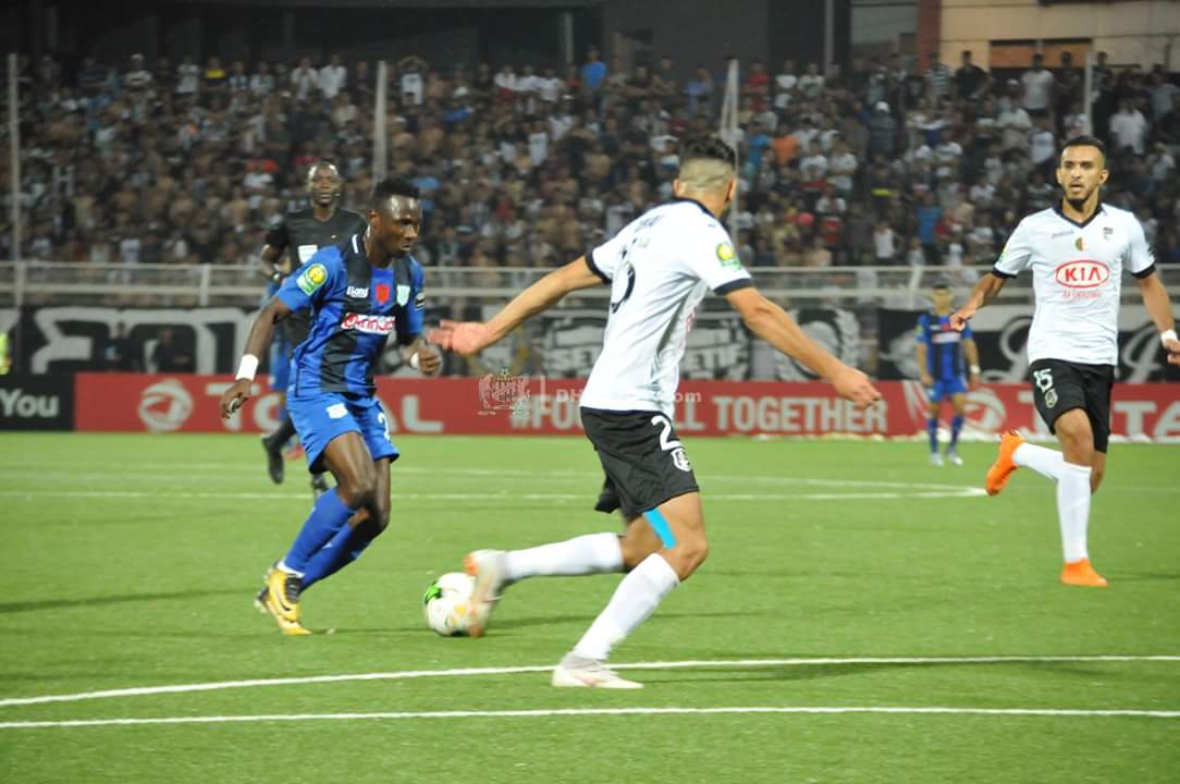 لكرو والوردي أبرز غيابات الدفاع الجديدي أمام وفاق سطيف في عصبة الابطال الافريقية