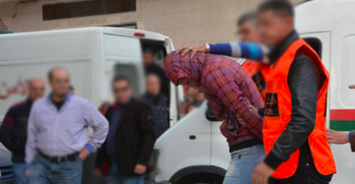 فرار منحرف من الدائرة الأمنية الرابعه بالجديدة بعد فك تصفيده