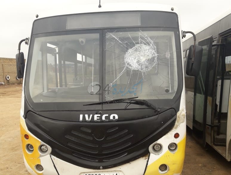 ''مقرقب'' يُهشم 4 حافلات للنقل الحضري ويعرقل عملية نقل المواطنين إلى موسم مولاي عبد الله