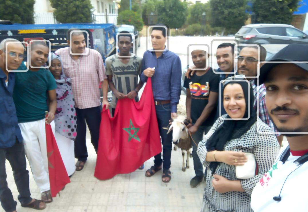 جمعويون يوزعون أكباشا على طلبة افارقة بجامعة شعيب الدكالي