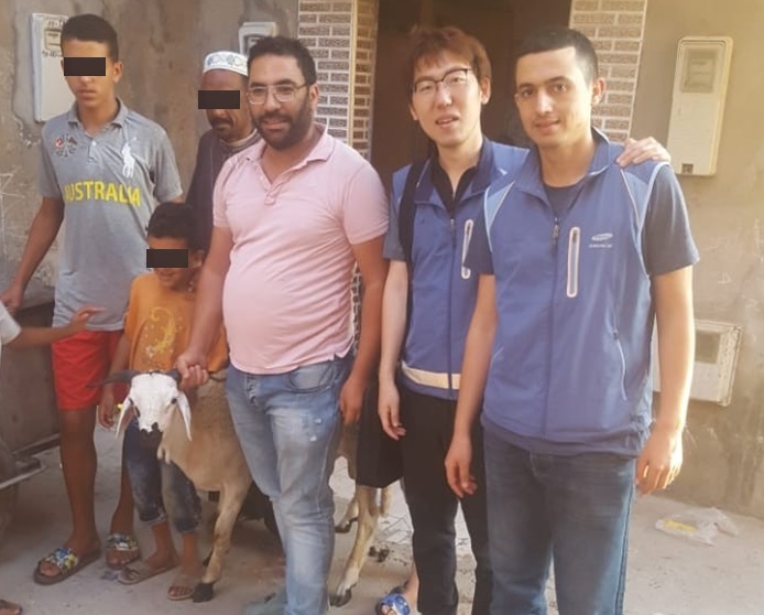 شركة سامسونغ الكورية تنظم عمليات خيرية لفائدة المعوزين بالجديدة بمناسبة عيد الاضحى