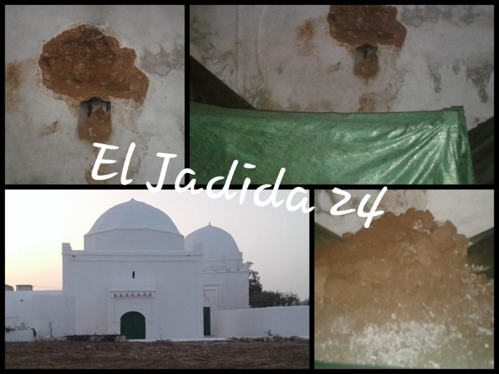 منقبون عن الكنوز يخربون ضريح الولي الصالح سيدي أحمد بن امبارك بجماعة اولاد غانم