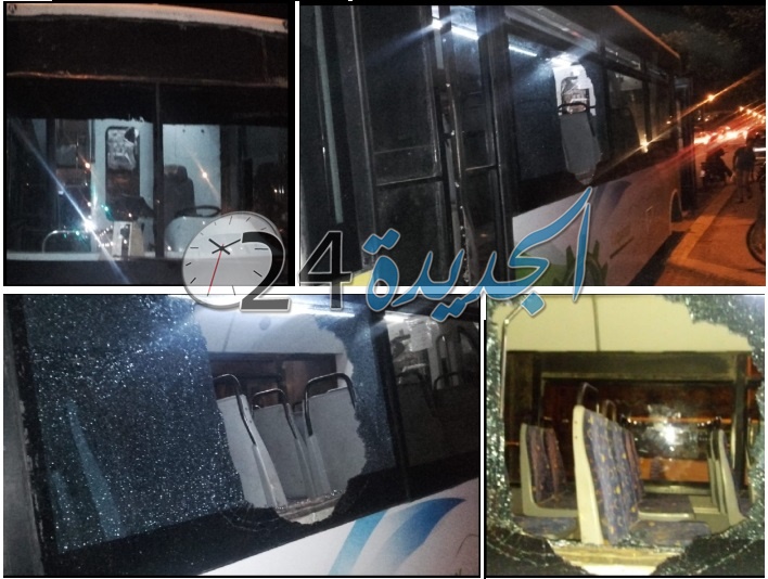 الشرطة تلقي القبض على 3 شبان هاجموا حافلة للنقل الحضري بوسط الجديدة