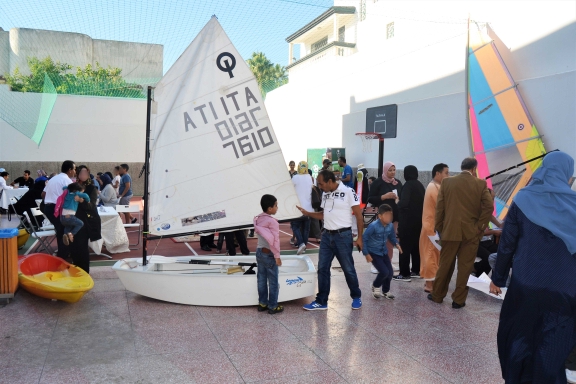 مؤسسة احسان 2 الخاصة بالجديدة تحتضن معرض النوادي الثقافية و الرياضية