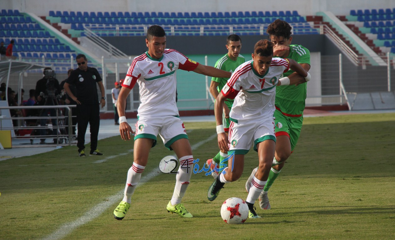 بالصور.. المنتخب الأولمبي المغربي ينهزم أمام نظيره الجزائري في مباراة ودية بالجديدة